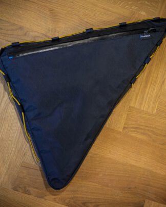 Rahmentasche von kirschpack am Cervélo Aspero – handgenäht in München